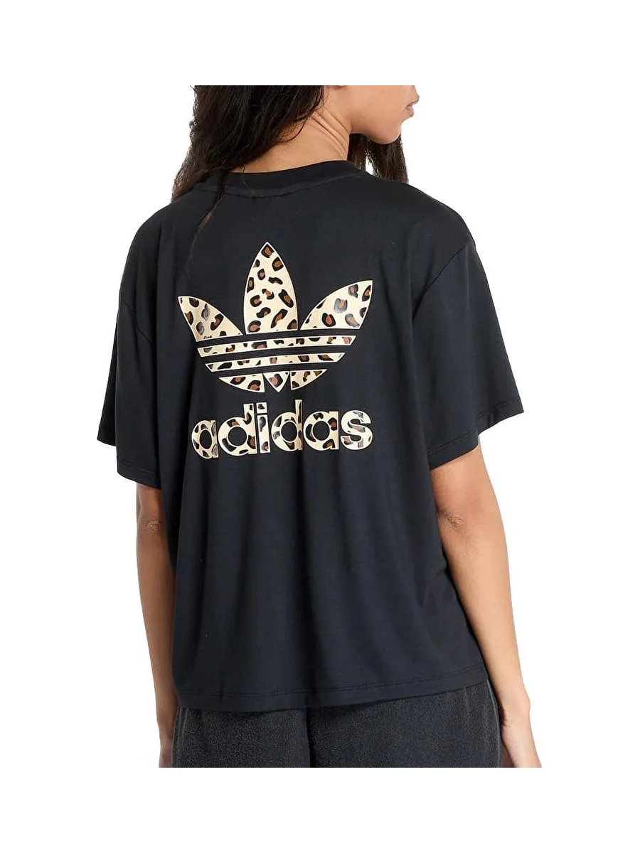 T-Shirt Noir Femme Adidas Trefoil 2