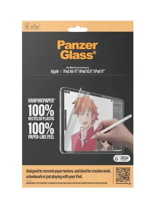 PanzerGlass ® GraphicPaper® Screen Protector iPad Air 11'' (2024-2026) | iPad 11'' (2025) | iPad 10.9'' (2022) | Ultra-Wide Fit 3