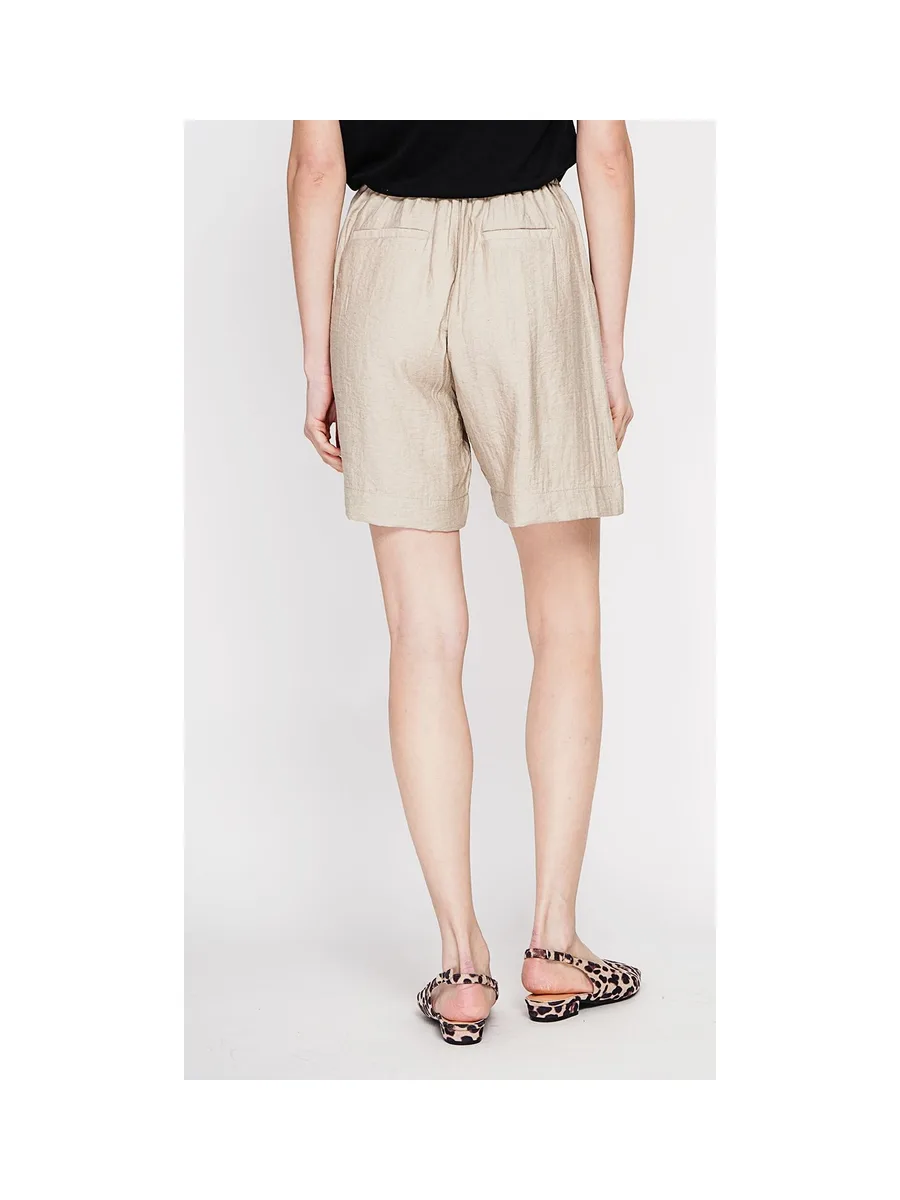Bermuda taille haute coupe droite avec poche latérale 7