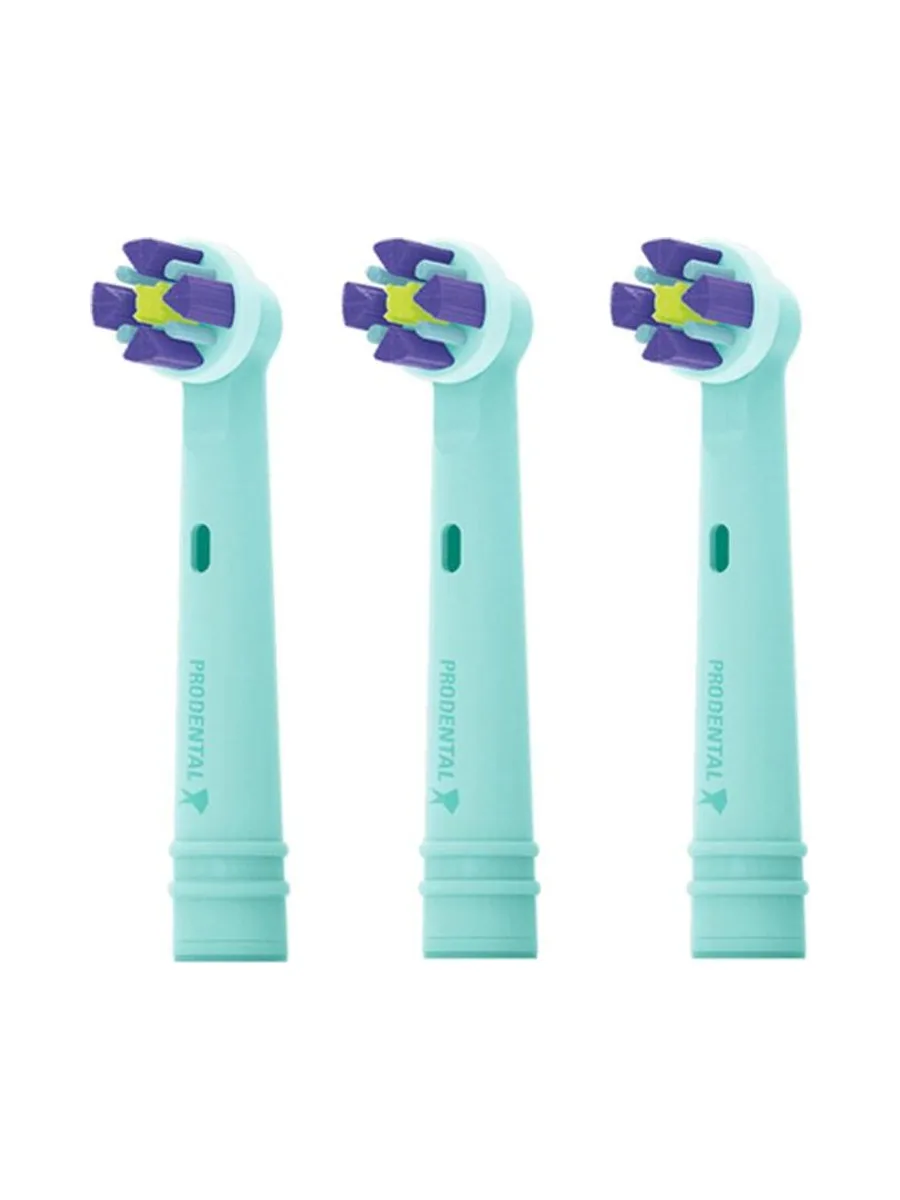 x3 Brossettes Rotative de Rechange Prodental Pearl Whitening 2