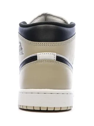 Air Jordan 1 Mid Blanche/Beige Homme Nike 3
