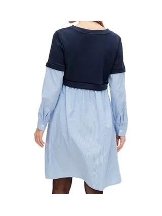 Robe de Grossesse Marine Femme Mamalicious Vera 2