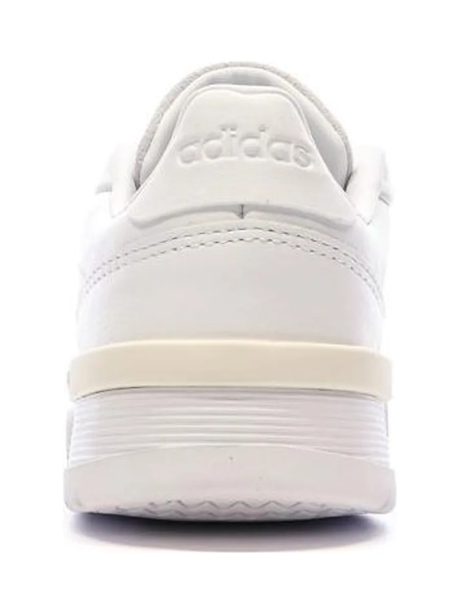 Baskets Blanches Femme Adidas Clubcourt H68185 4
