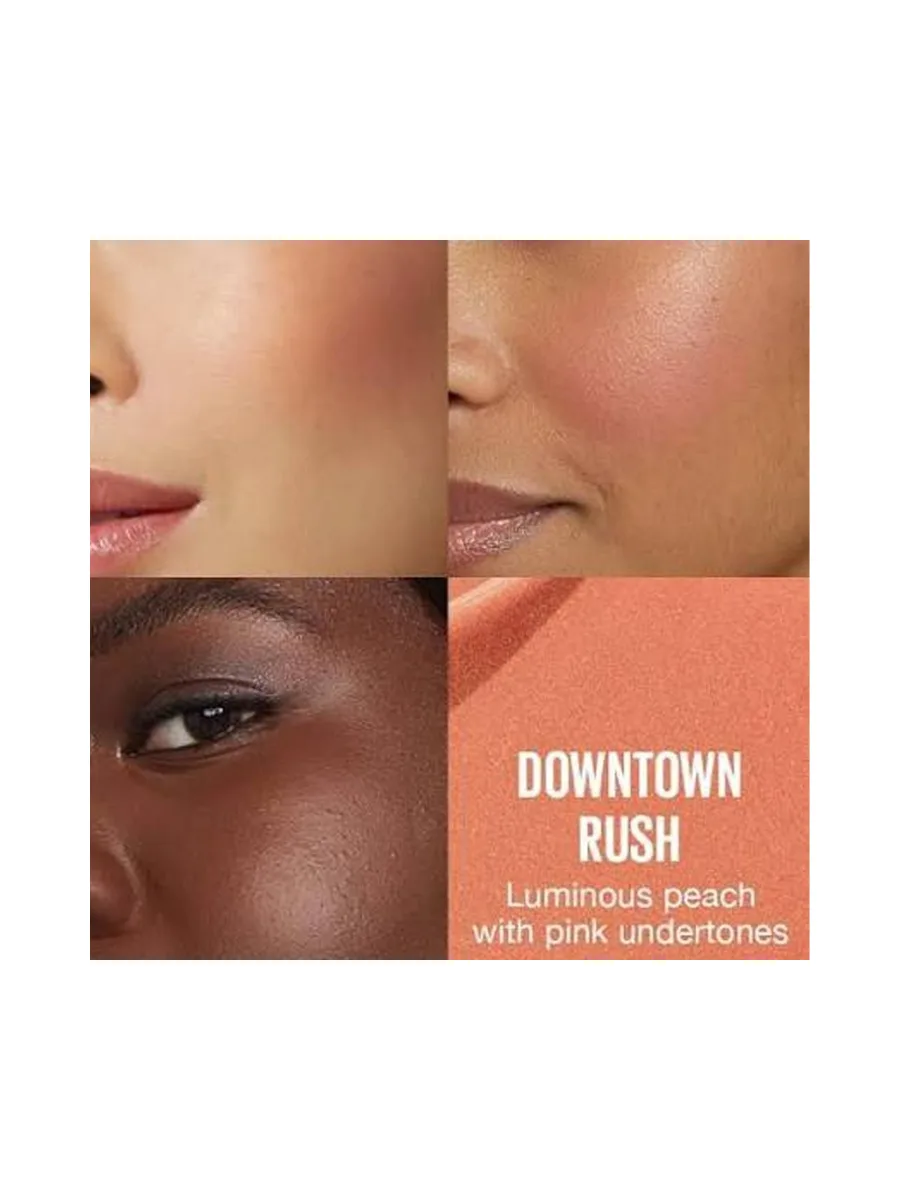 Blush Liquide Gemey Maybelline 01 Downtown 3