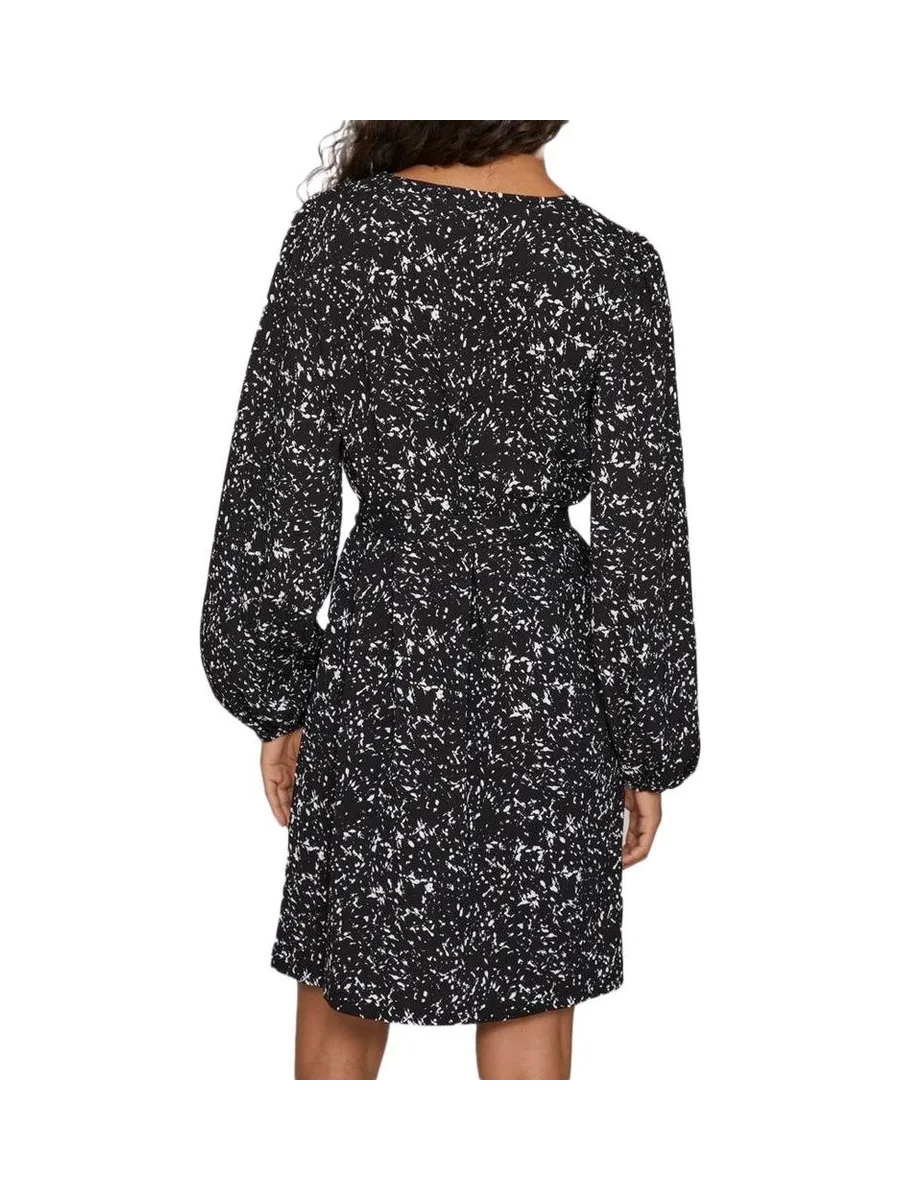Robe Noir/Blanc Femme Vila Peffi 3