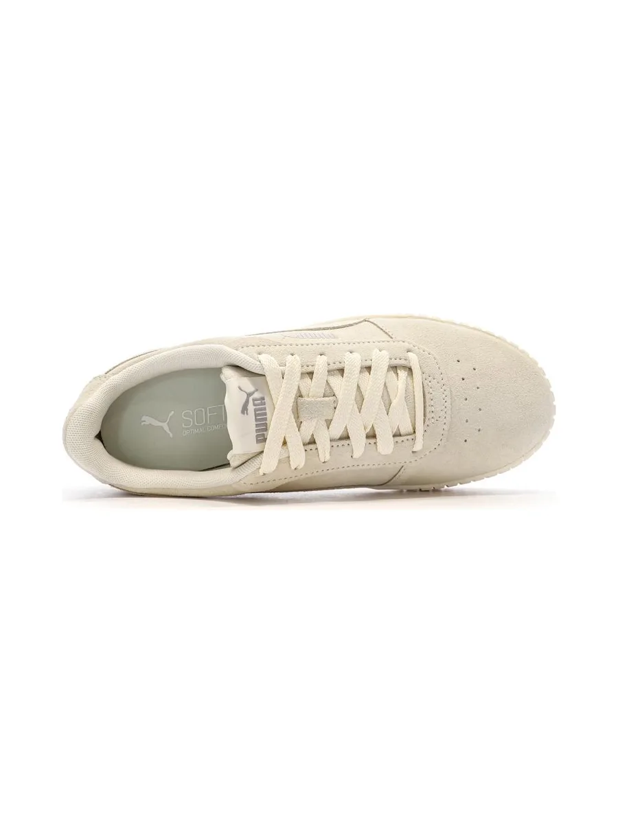 Baskets Beiges Femme Puma Carina 2.0 5