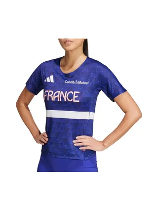 France Maillot Athlétisme Femme Adidas 1
