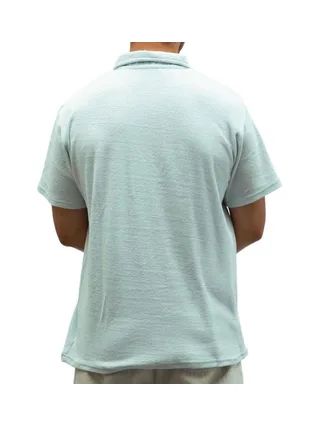 Polo Bleu clair Homme Paname Brothers Eponge 2