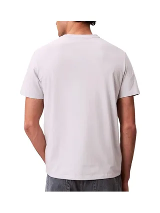 T-Shirt Gris Clair Homme Calvin Klein Jeans Badge L4G 2