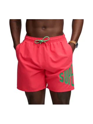 Maillot de bain Rose/Vert Homme Superdry Swim 1