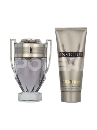 Paco Rabanne Invictus Giftset 200ml - Edt Spray 100ml/Shower Gel 100ml 2