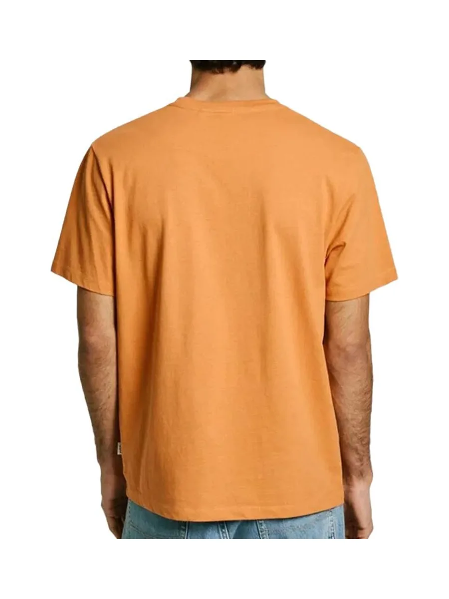 T-shirt Orange Homme Pepe jeans Contrast 3