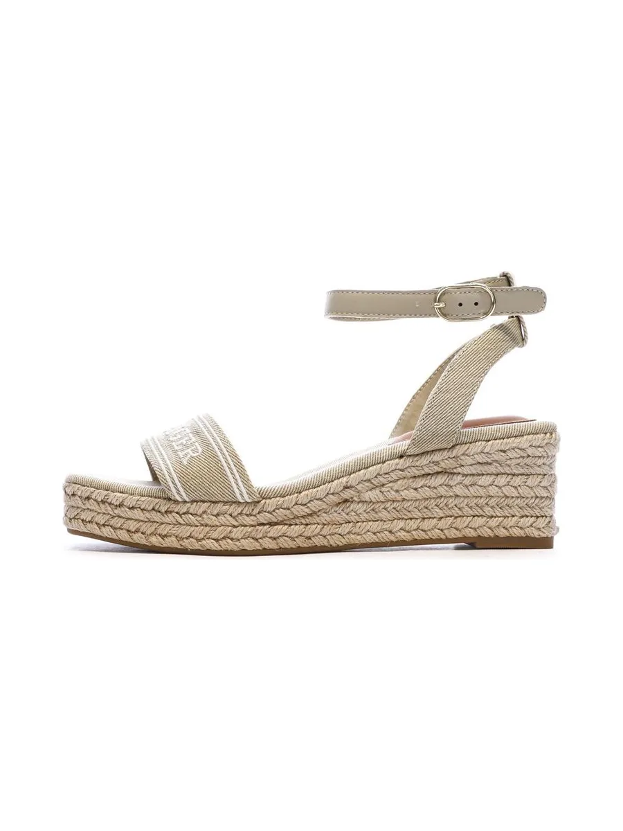 Sandales Beiges Femme Tommy Hilfiger Espad 2
