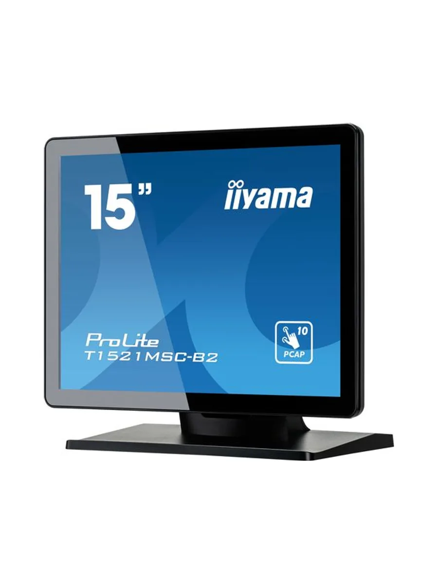 15" PCAP Bezel Free Front 10P Touch 1024 6