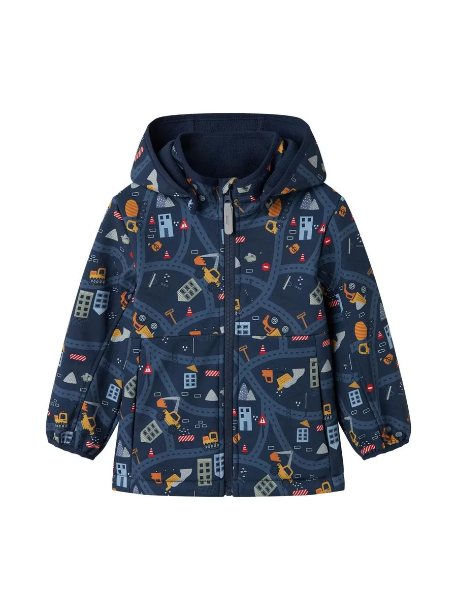 Manteau Marine Imprimé Garçon Name it Voiture 2