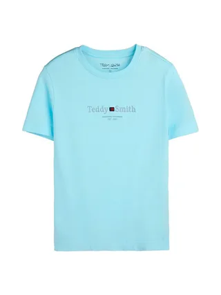 T-shirt Bleu Garçon Teddy Smith Tim 1