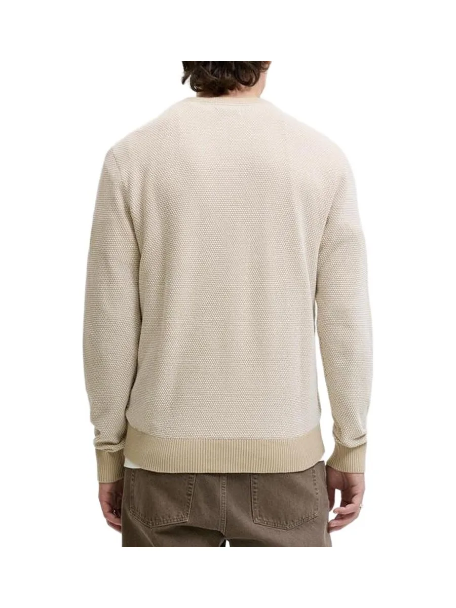 Pull Beige Homme Jack & Jones Globe Knit 3