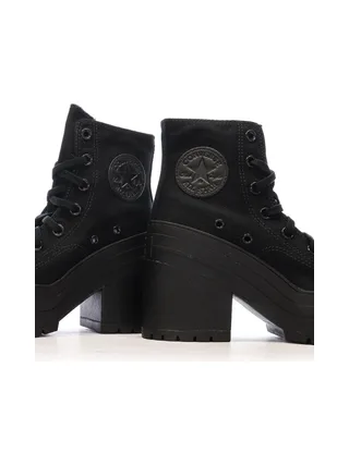 Baskets Noires Femme Converse Chuck 70 De Luxe Heel 7