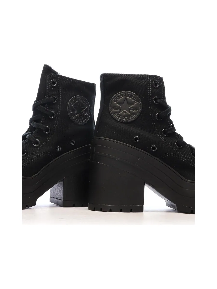 Baskets Noires Femme Converse Chuck 70 De Luxe Heel 8
