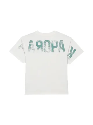 T-Shirt Blanc/Vert Garçon Kaporal Obar 2