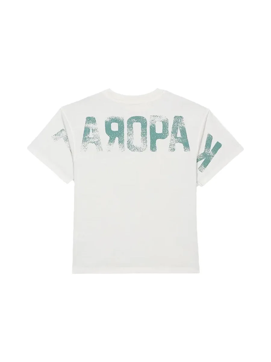 T-Shirt Blanc/Vert Garçon Kaporal Obar 3