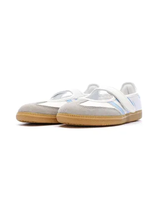 SAMBA JANE Baskets Blanc/Bleu Adidas 6