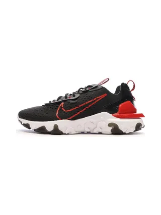 Baskets Noires/Rouges Homme Nike React Vision 1