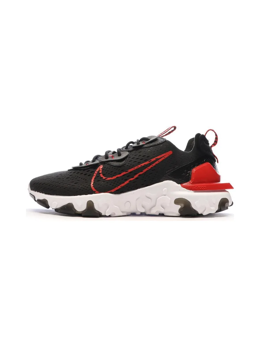 Baskets Noires/Rouges Homme Nike React Vision 2