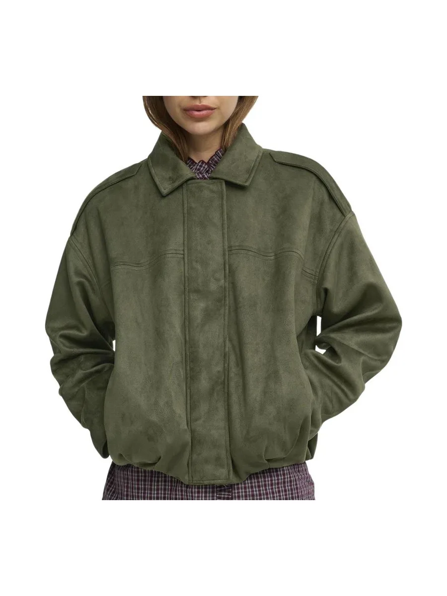 Veste Verte Femme Only Lamber 2