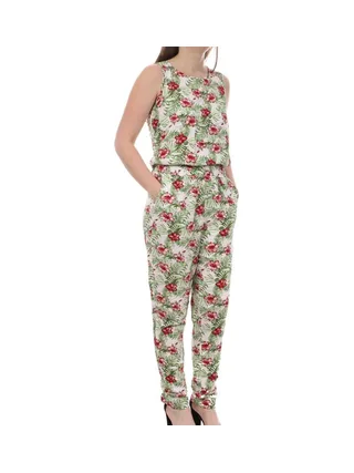 Combinaison Blanche/Fleurs Femme Vero Moda Easy 1