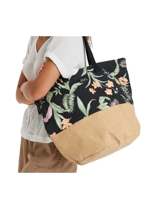 Sac à Main Noir à fleurs Femme Roxy Waikiki Life Kvj3 3