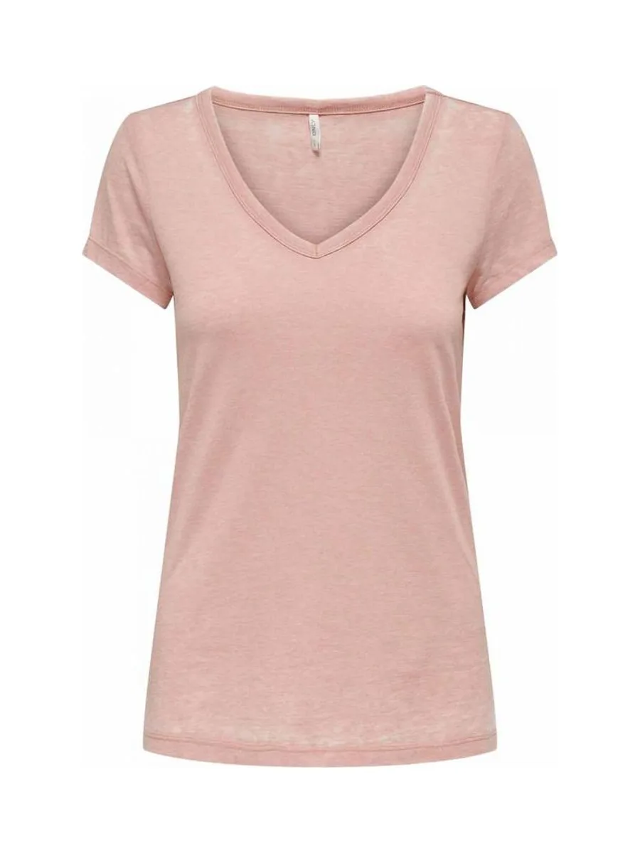 T-shirt Rose Femme Only Wrongly 2