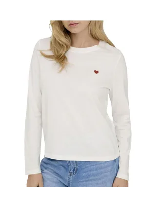T-Shirt Blanc Femme JDY Pisas 1