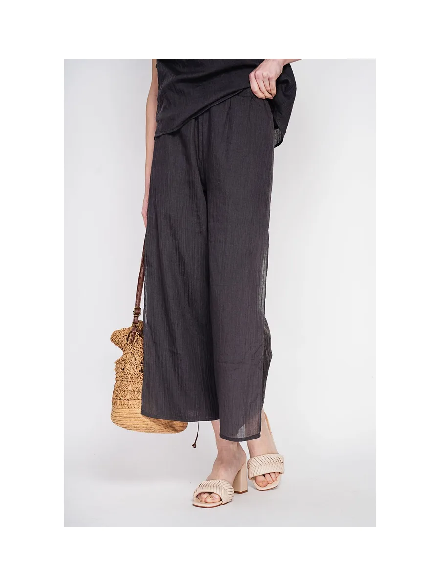 Pantalon taille haute style portefeuille 19
