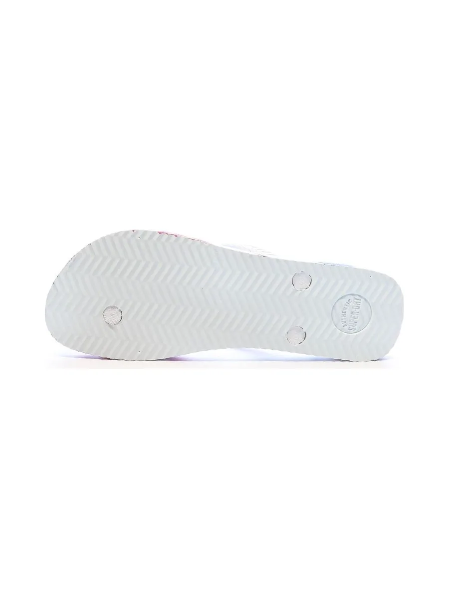 Tongs Blanc Femme Superdry Printed Flip Flop 3