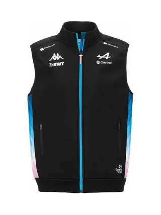 Veste Sans Manches Noire/Turquoise Homme Kappa Abosle 1