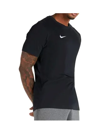 T-shirt Noir Homme Nike Crew Neck 1