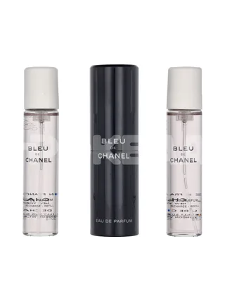 Chanel Bleu De Chanel Pour Homme Giftset 60ml - 3x20ml Edp Travel Spray & 2 Refills 2