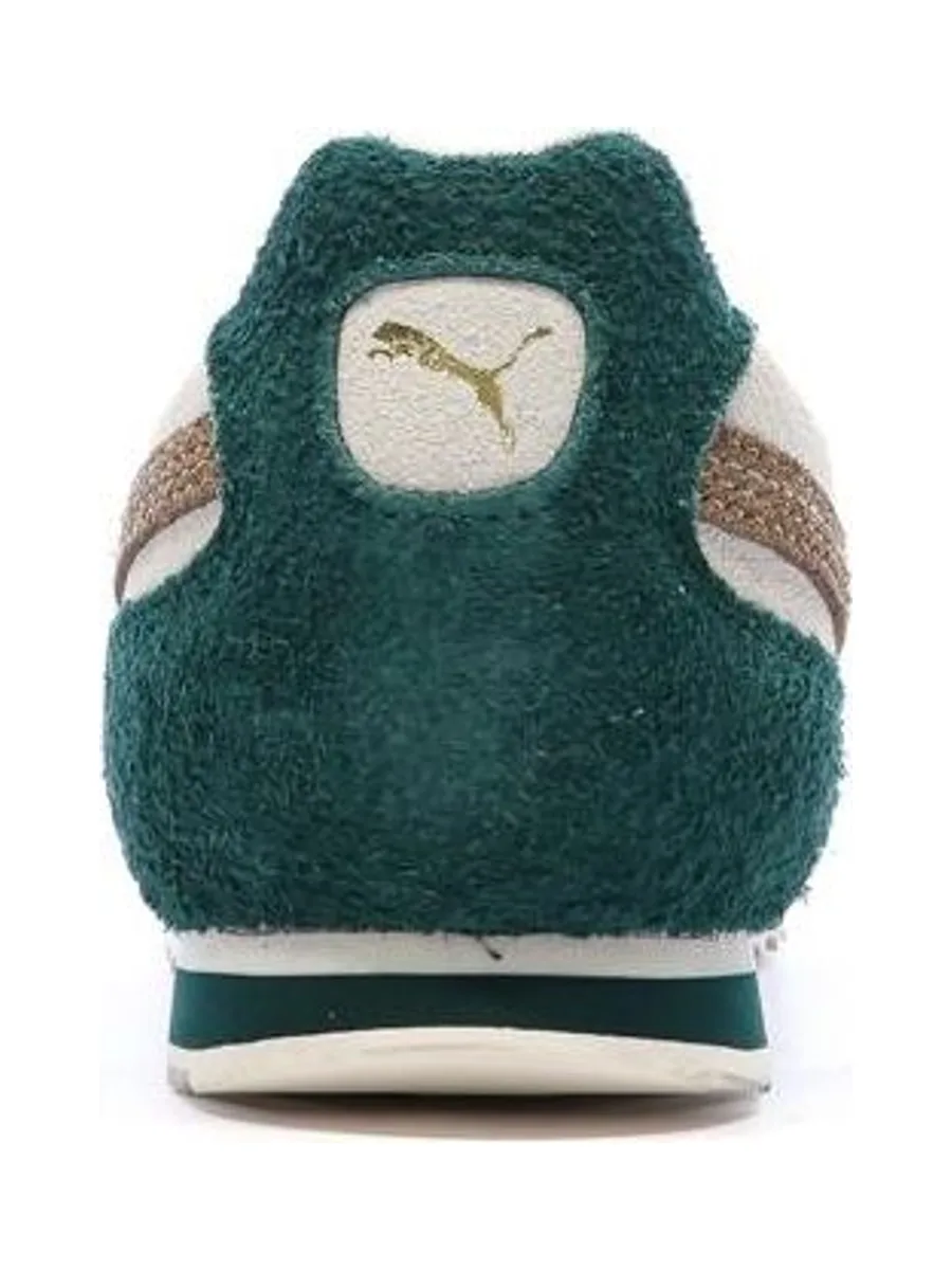Baskets Vert/Beige Homme Puma Arizona Suede 4