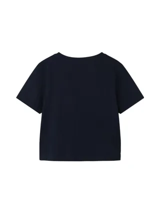 T-Shirt Marine Fille Name it Vobbo 2