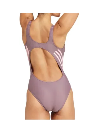 Maillot de bain Violet Femme Adidas 3s Swimsuit 2