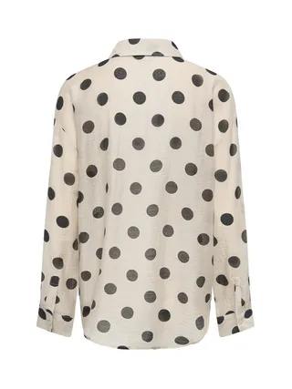 Chemise à Pois Beige Femme JDY Fay 2
