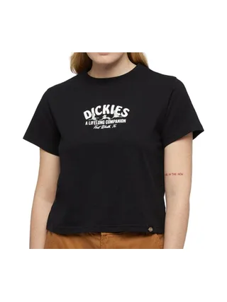 T-shirt Noir Femme Dickies Companion 1
