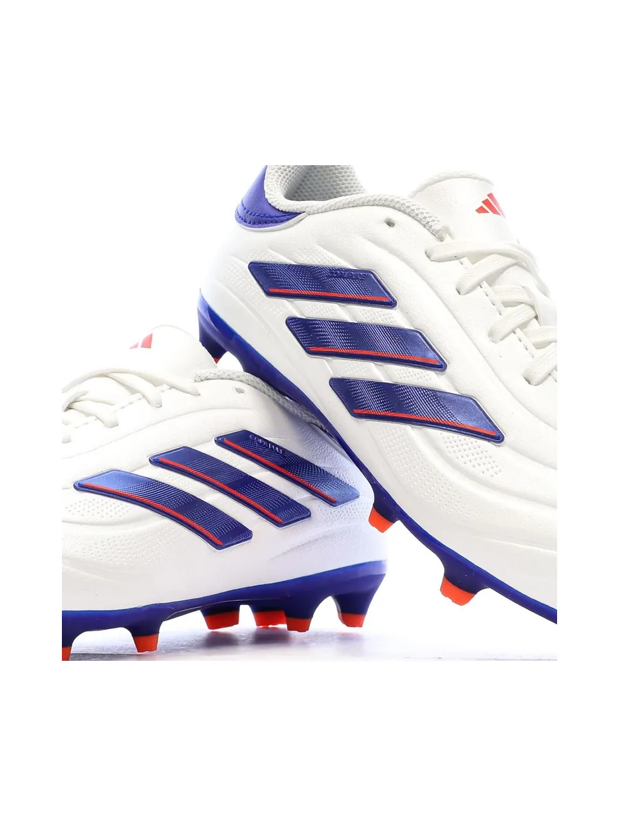 Chaussures de Football Blanc/Bleu Garçon Adidas Copa Pure 2 League Fg 8