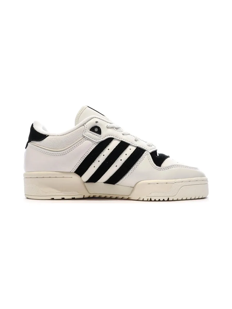 Baskets Blanches/Noires Femme Adidas Rivalry 86 3