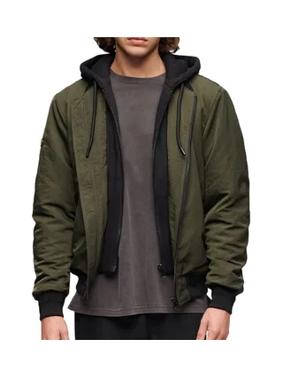 Veste Kaki Homme Superdry Hooded 1
