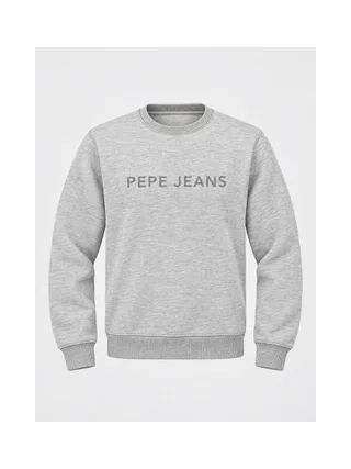 Sweat-shirt PEPE JEANS PM5800255 Jefferson Crew à grand logo 4