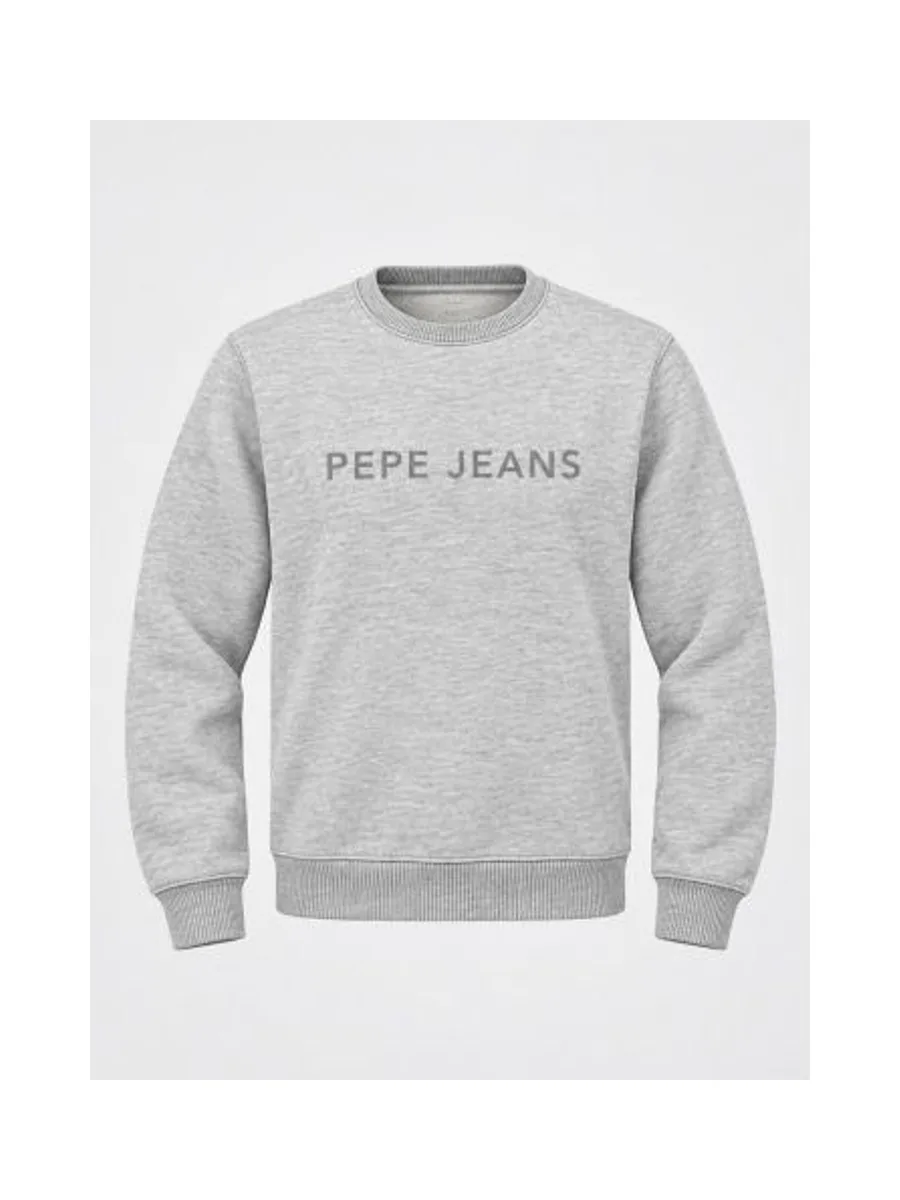 Sweat-shirt PEPE JEANS PM5800255 Jefferson Crew à grand logo 8