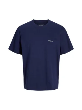 T-Shirt Marine Homme Jack & Jones Paros 3