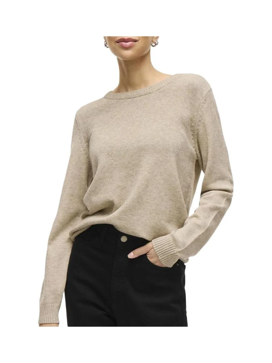 Pull Beige Beige Femme Vila Viril 2